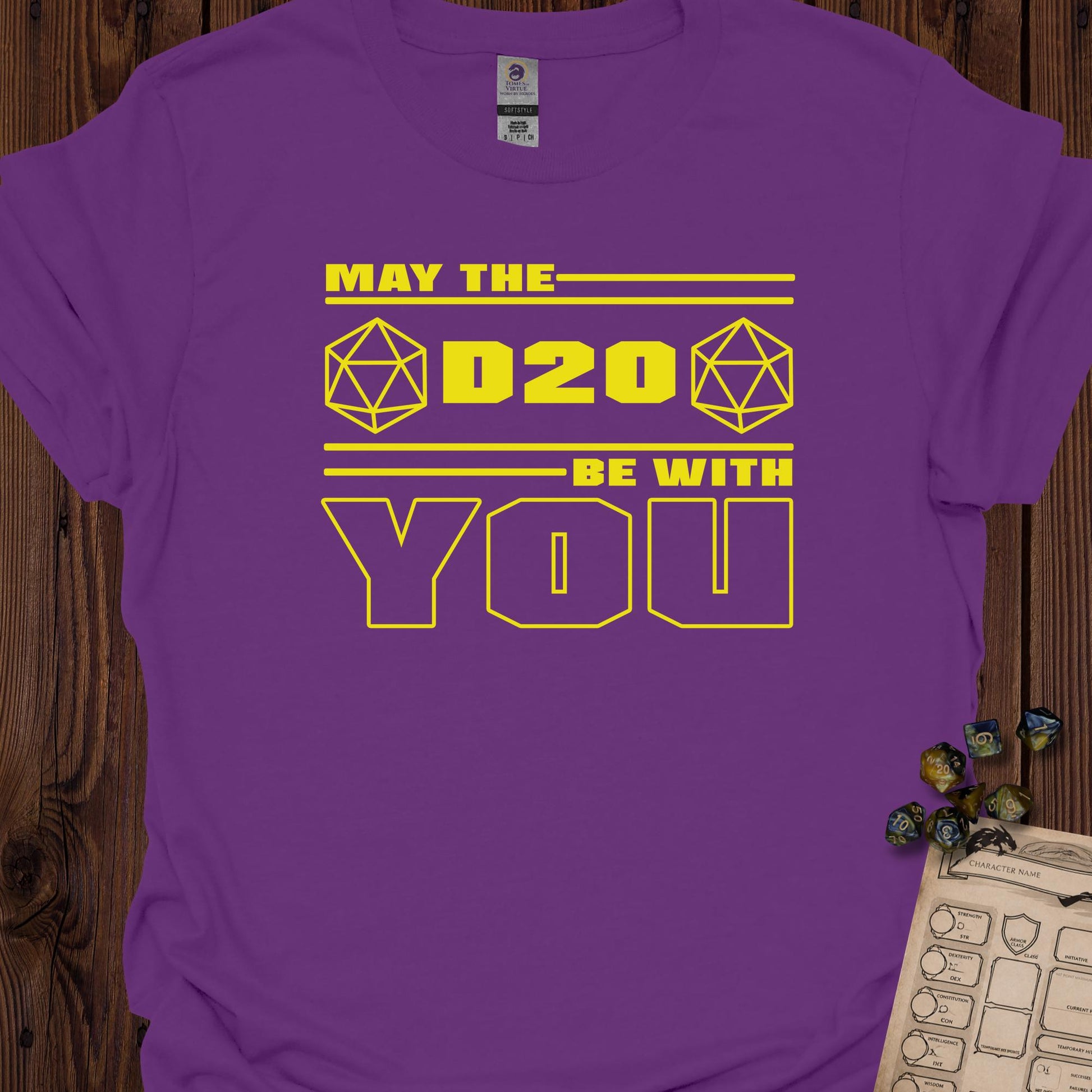 May the D20 Be With You - Purple