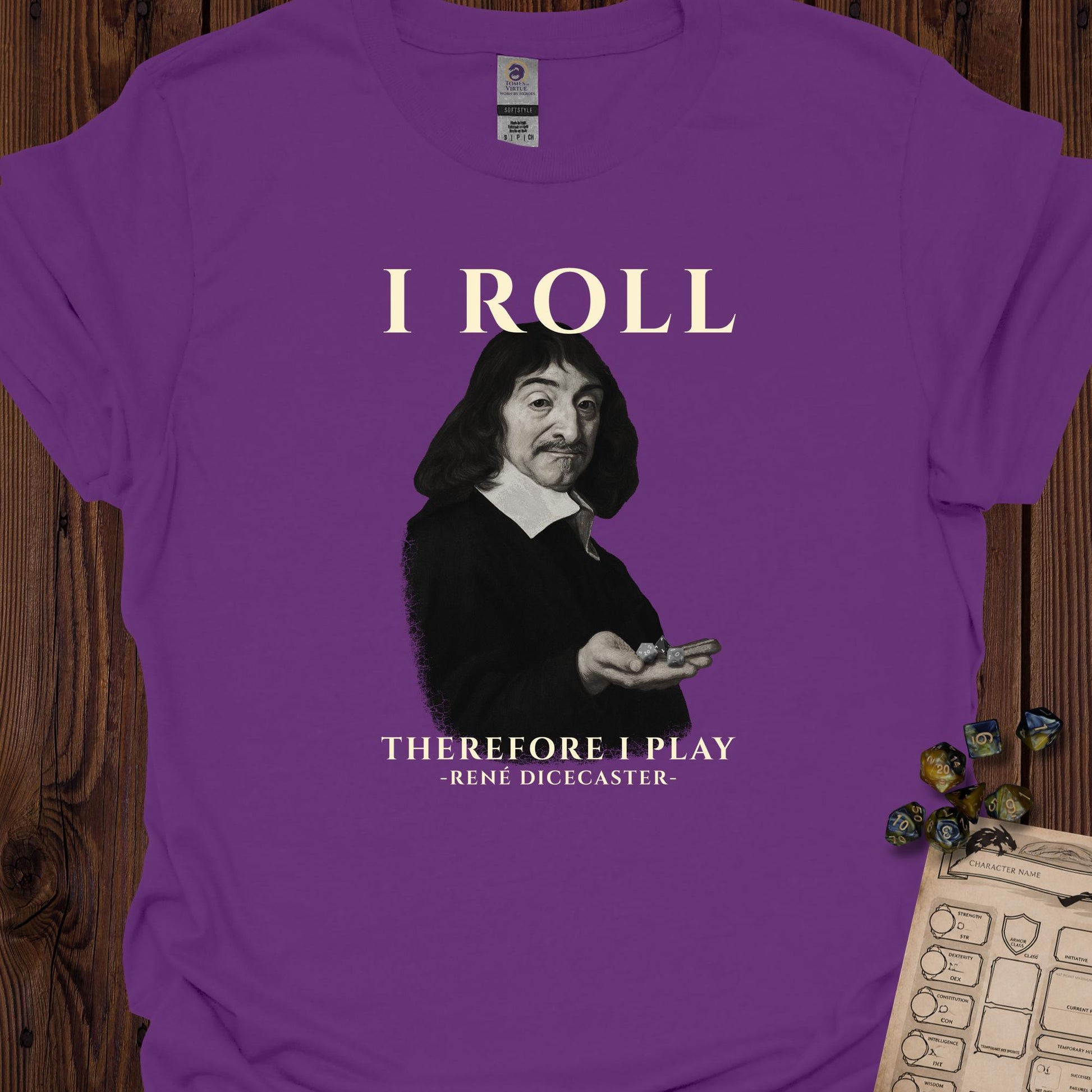 I Roll, therefore I Play 2 - Purple