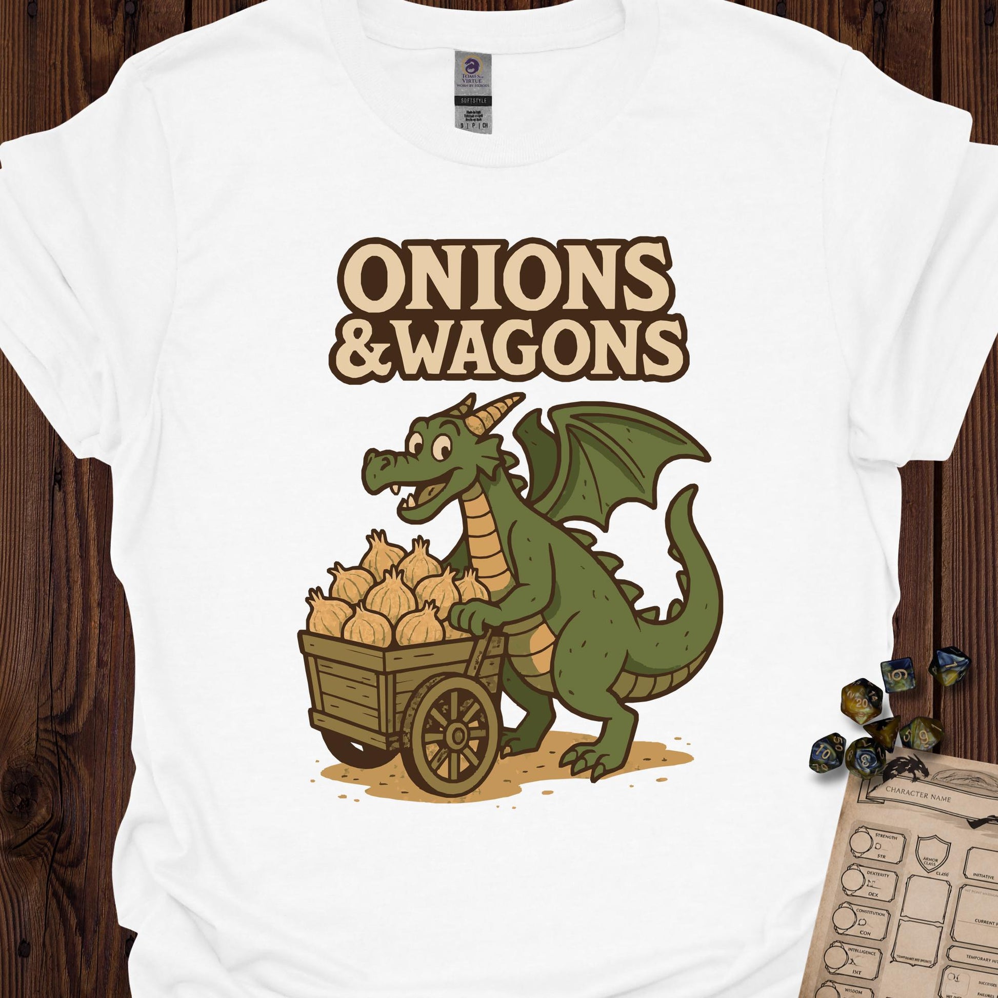 Onions and Wagons - White