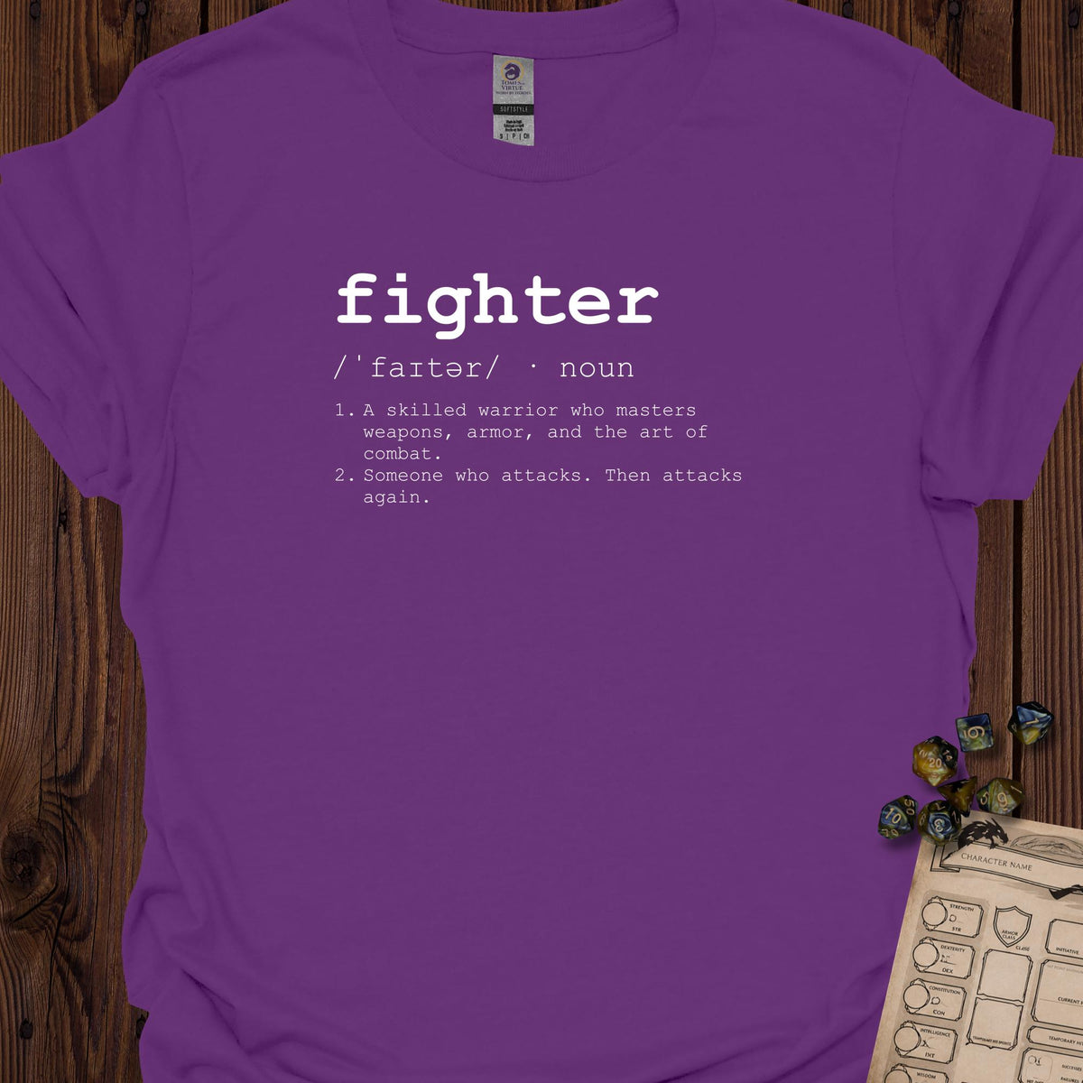 Fighter definition - Purple