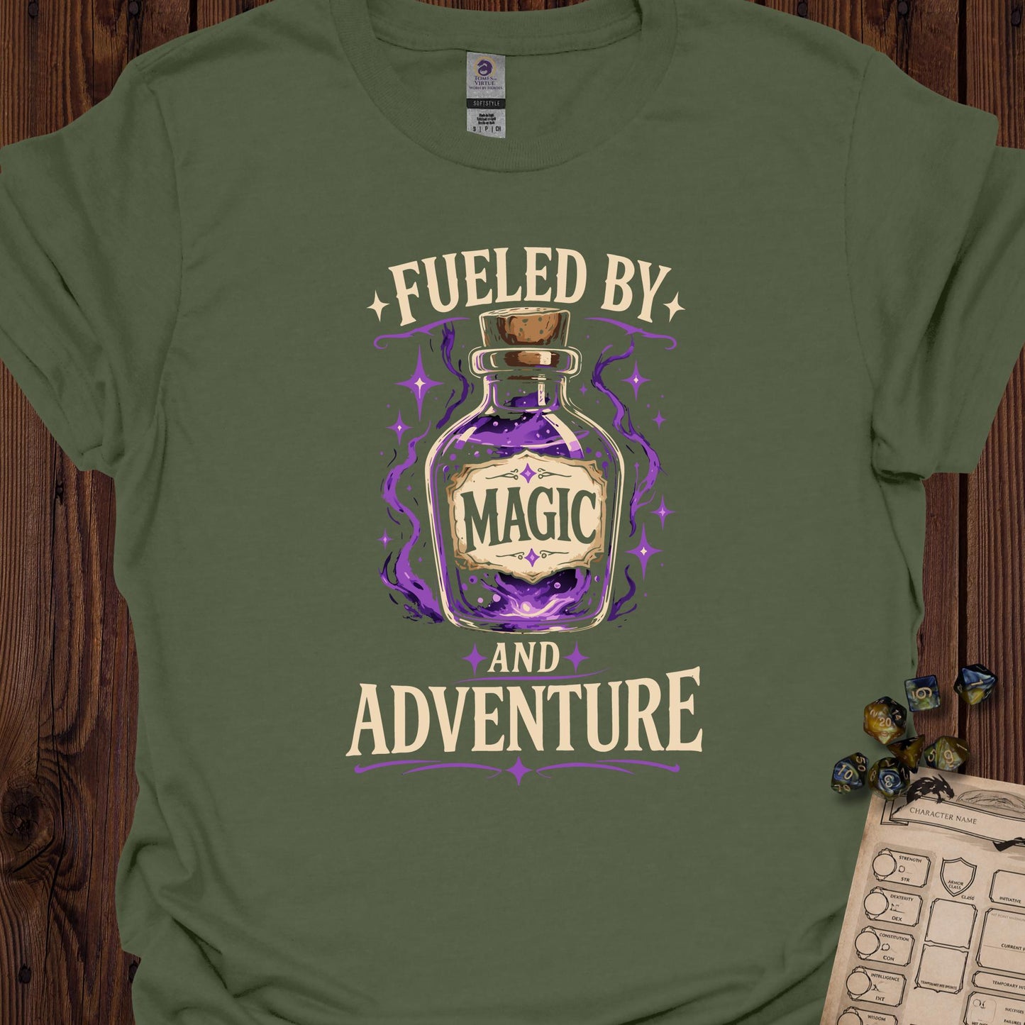 Fueled by Magic and Adventure - MilitaryGreen