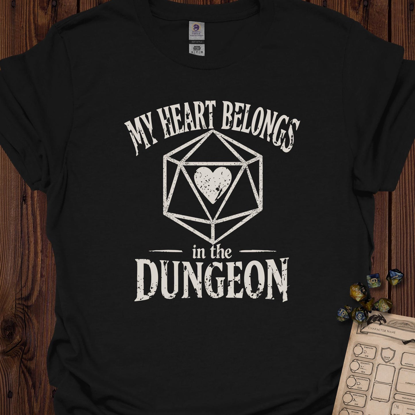 My Heart Belongs in the Dungeon - Black