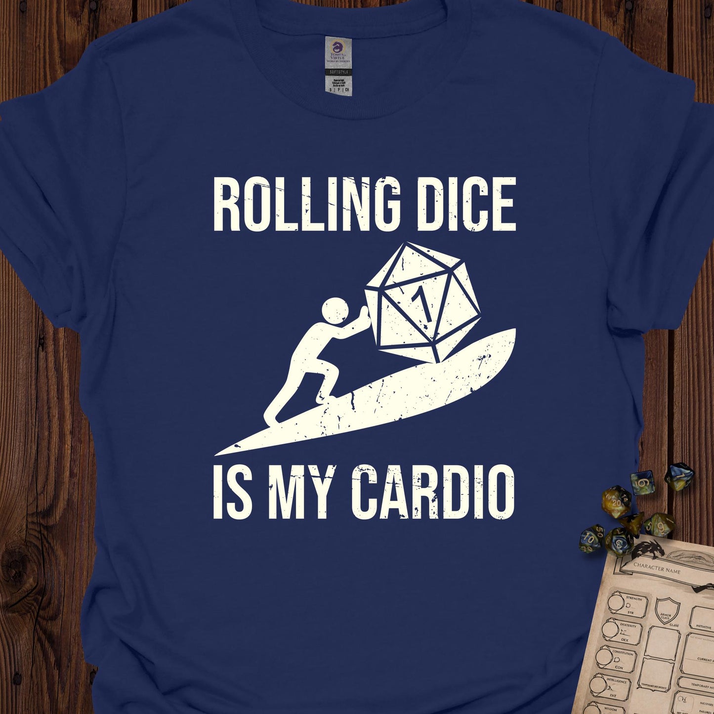 Rolling Dice is My Cardio - Navy