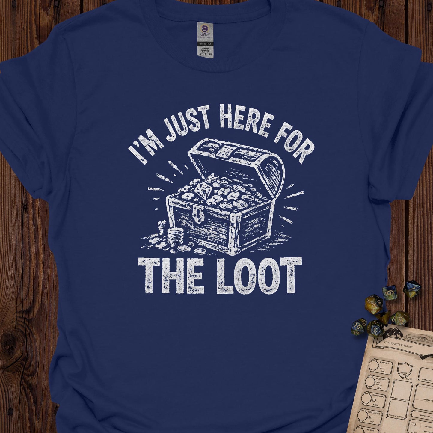 I'm Just Here for the Loot - Navy