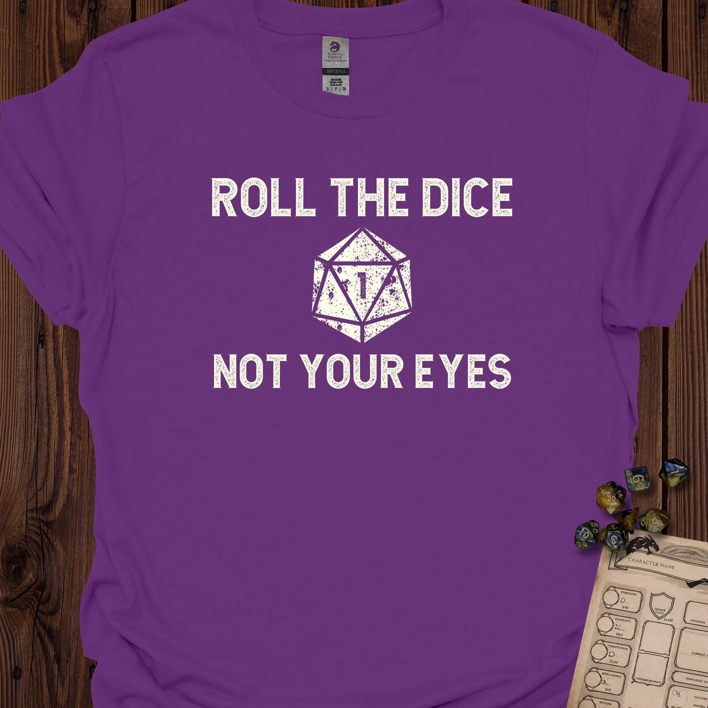 Roll the Dice, Not Your Eyes - Purple