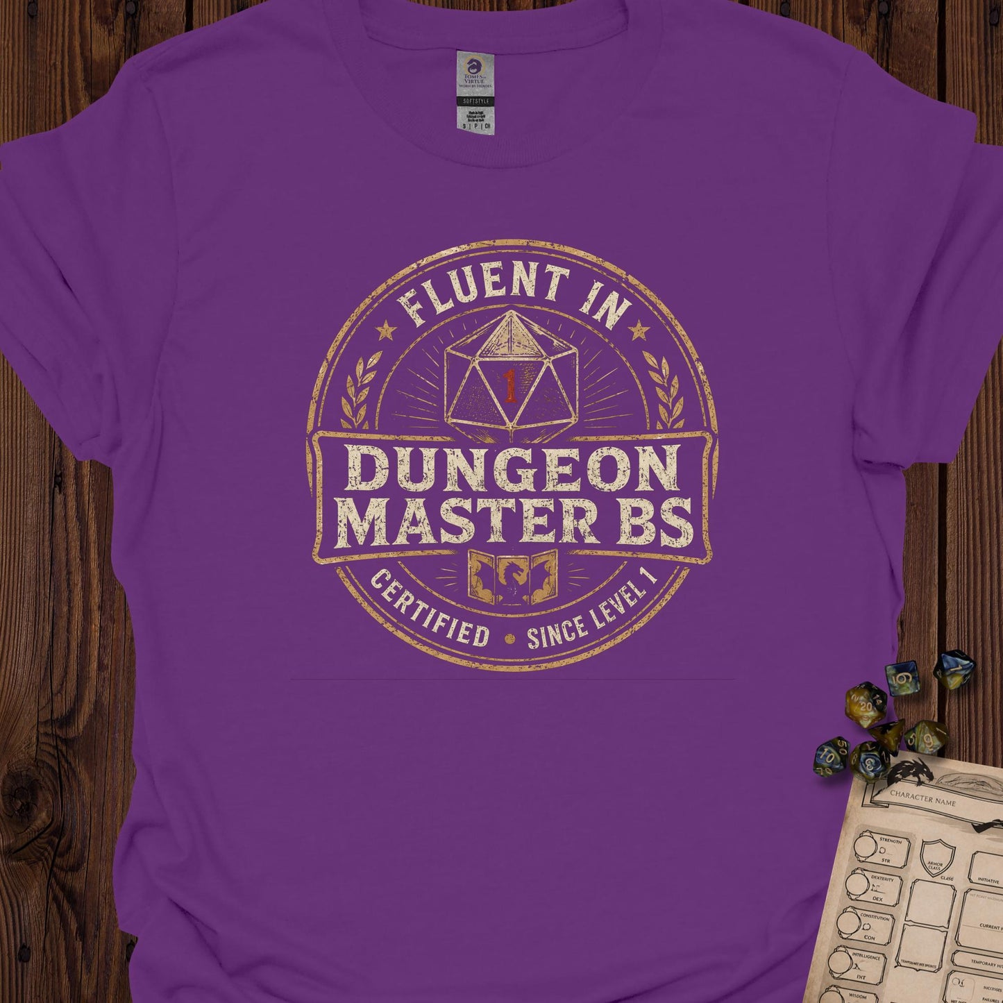 Fluent in Dungeon Master BS - Purple
