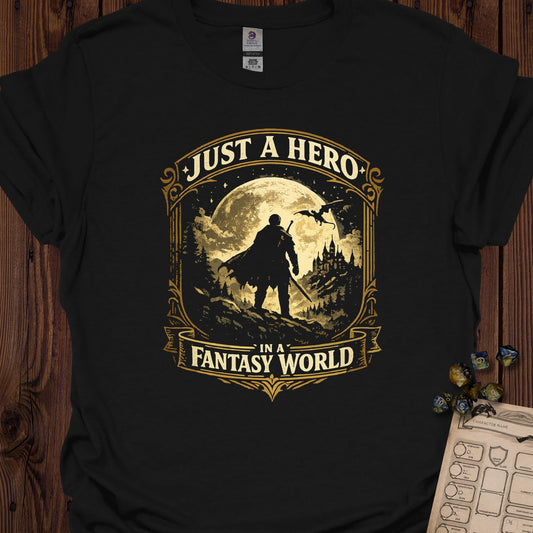 Just a Hero in a Fantasy World - Black