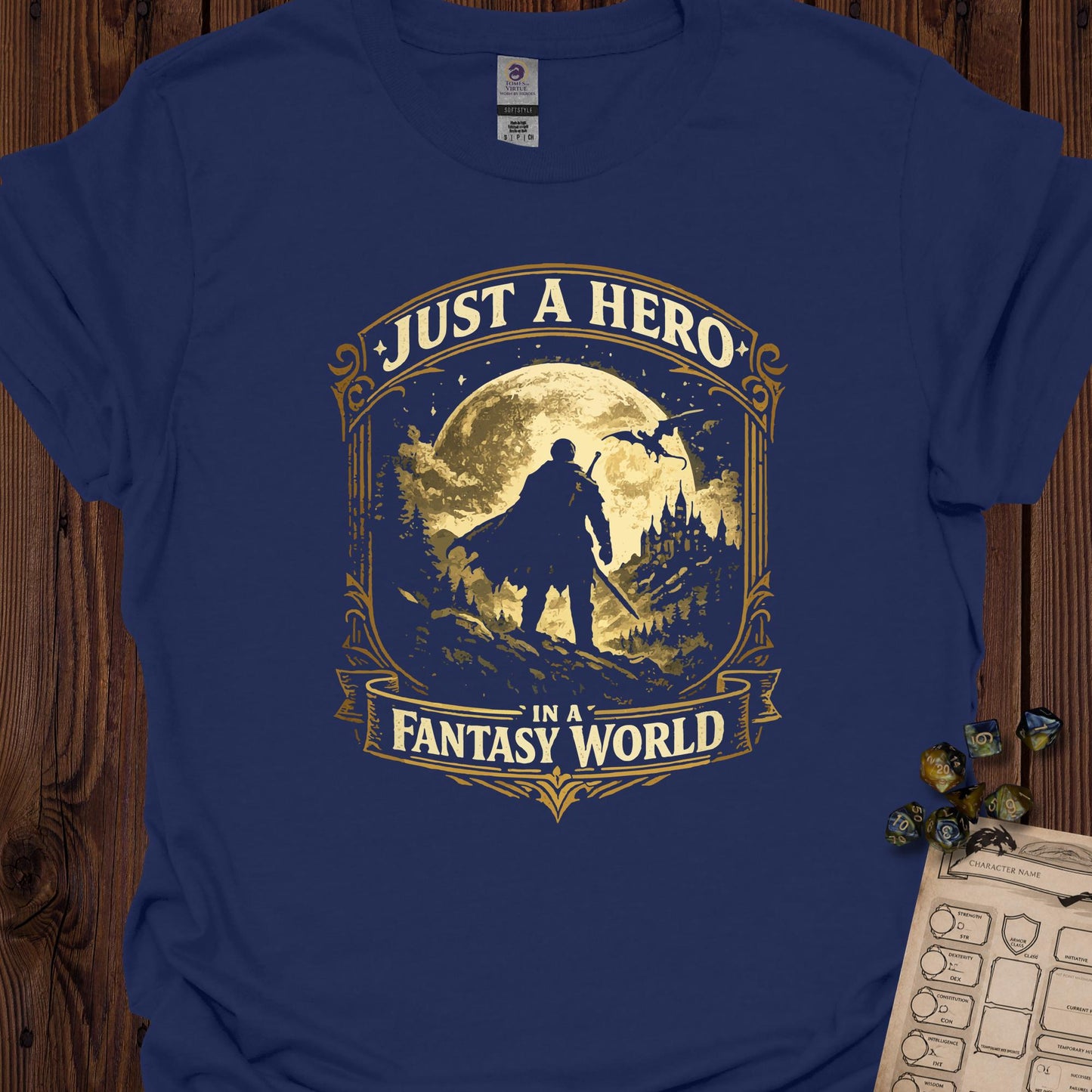 Just a Hero in a Fantasy World - Navy
