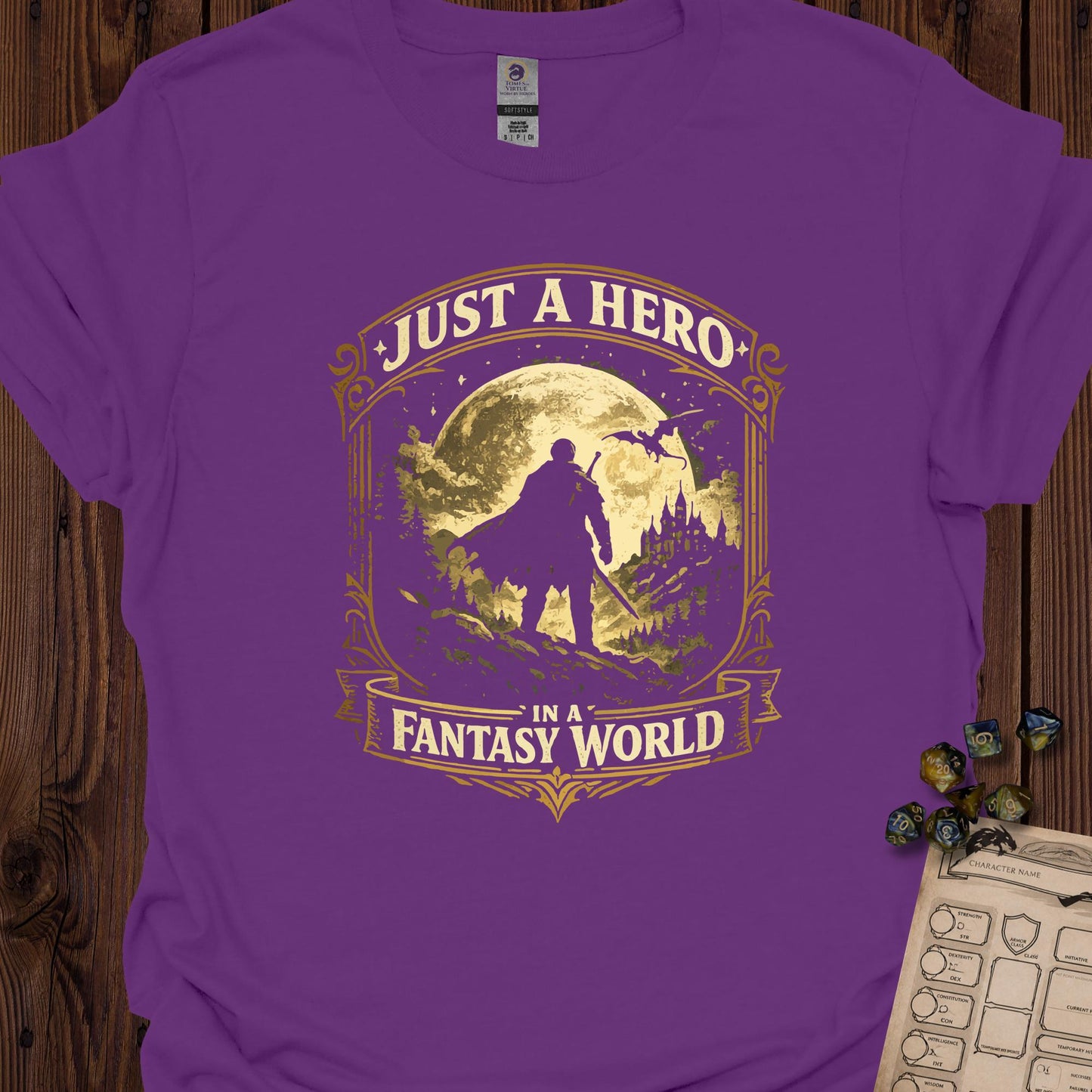 Just a Hero in a Fantasy World - Purple