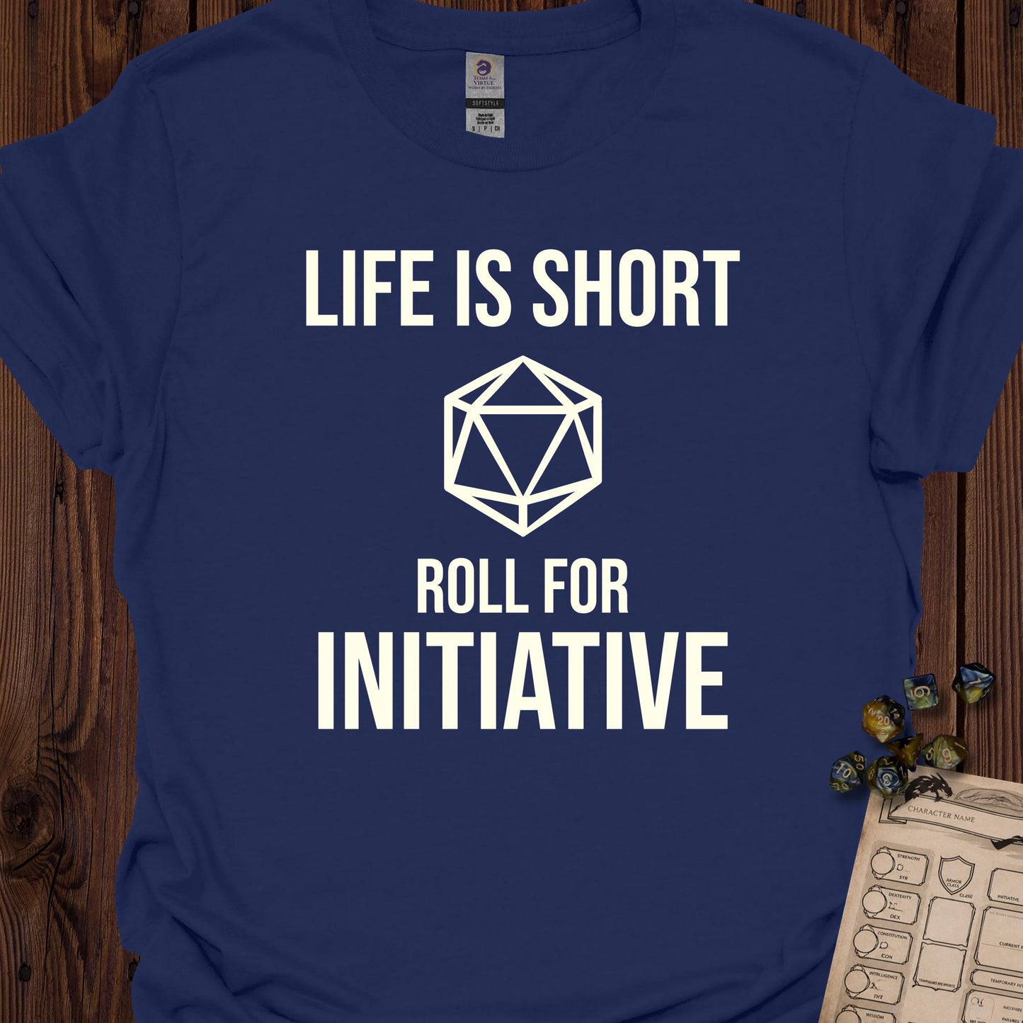 Life is Short, Roll for Initiative - Navy
