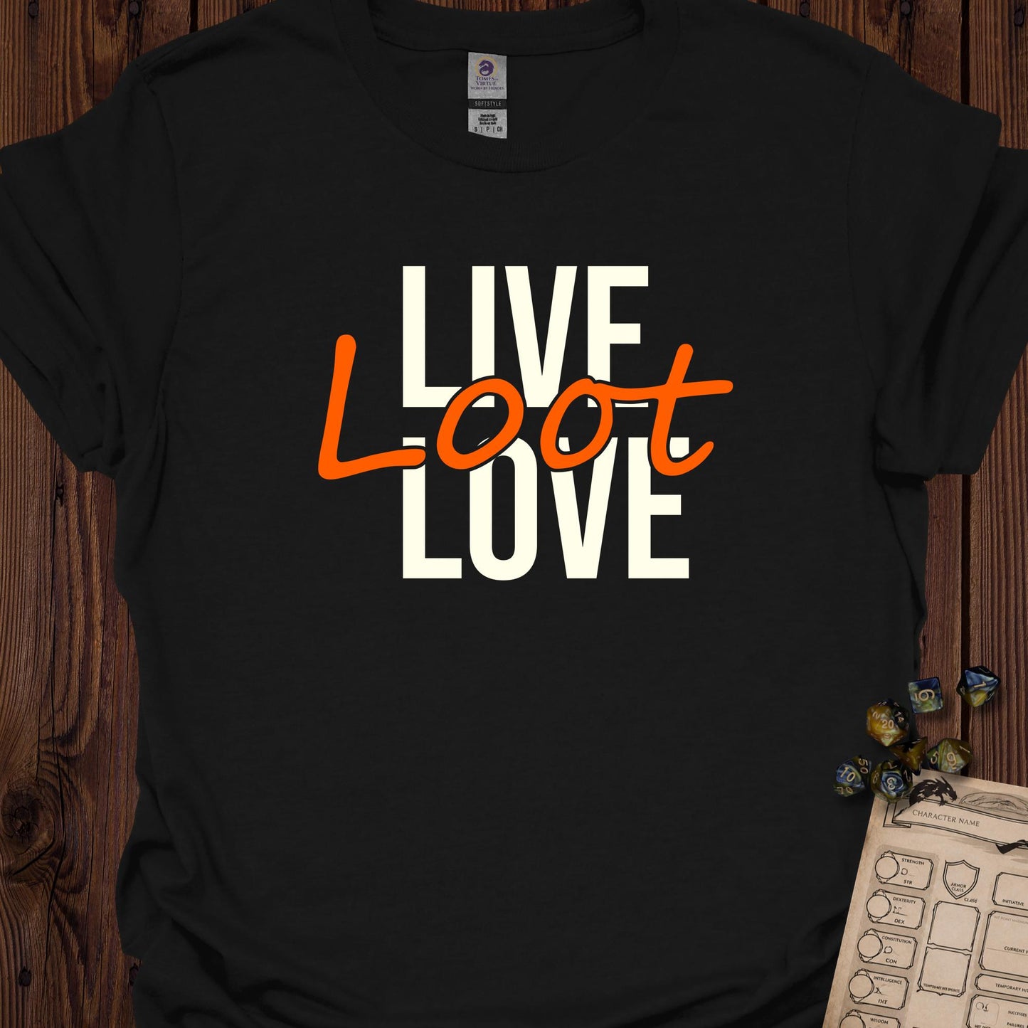 Live Love Loot - Black