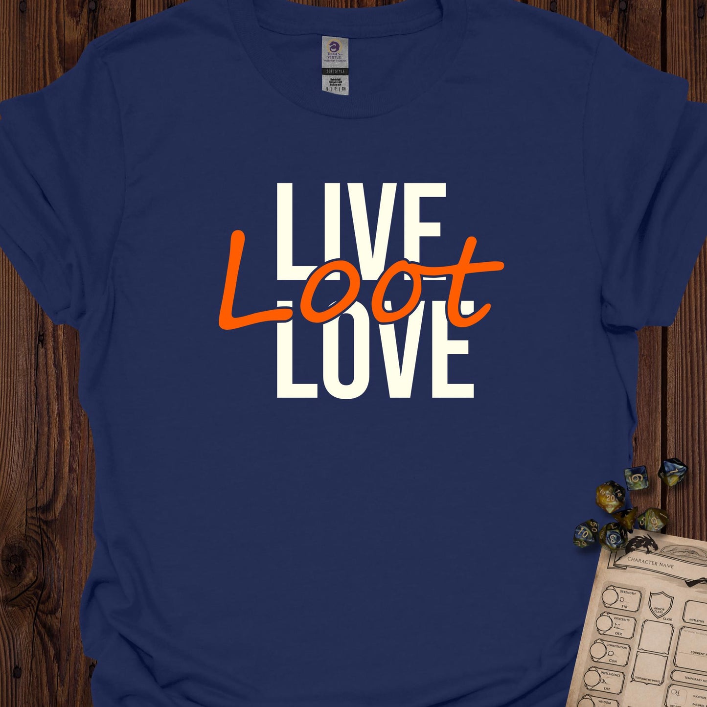Live Love Loot - Navy