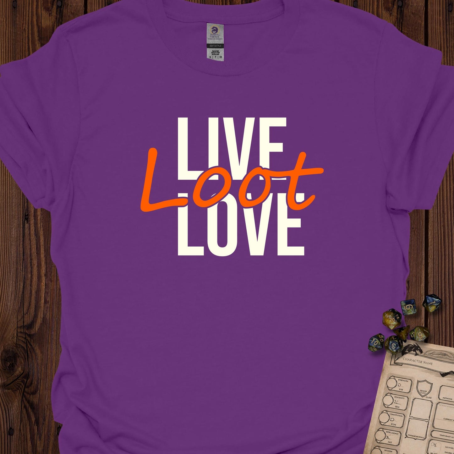 Live Love Loot - Purple