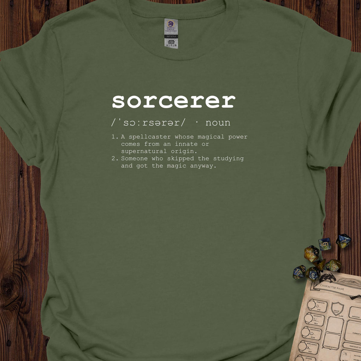 Sorcerer definition - MilitaryGreen