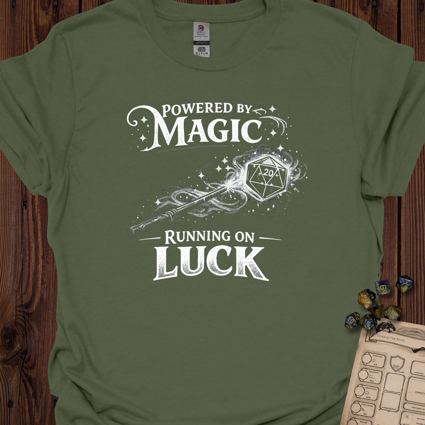 Powered by Magic - MilitaryGreen