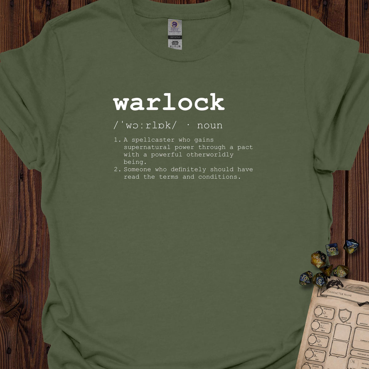 Warlock definition - MilitaryGreen