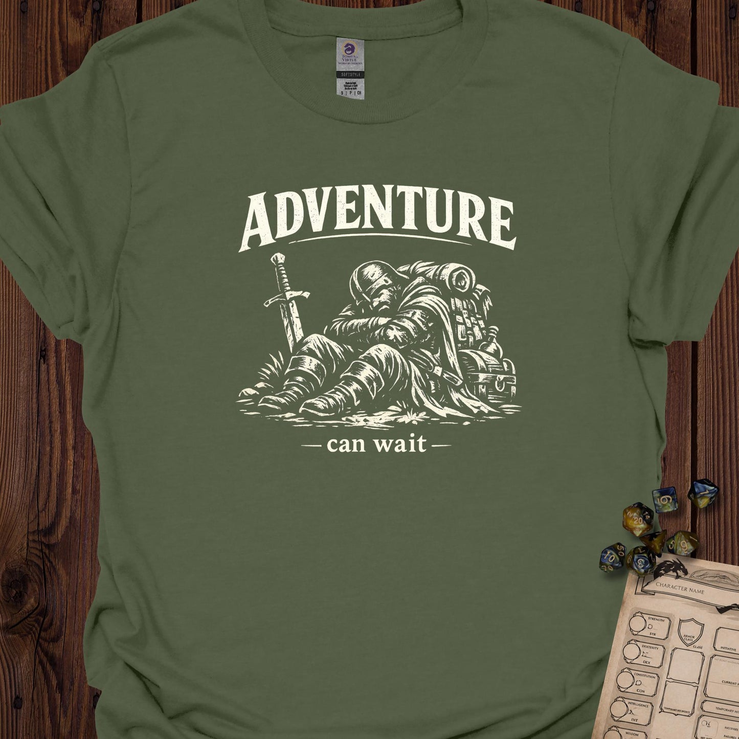 Adventure can wait - MilitaryGreen