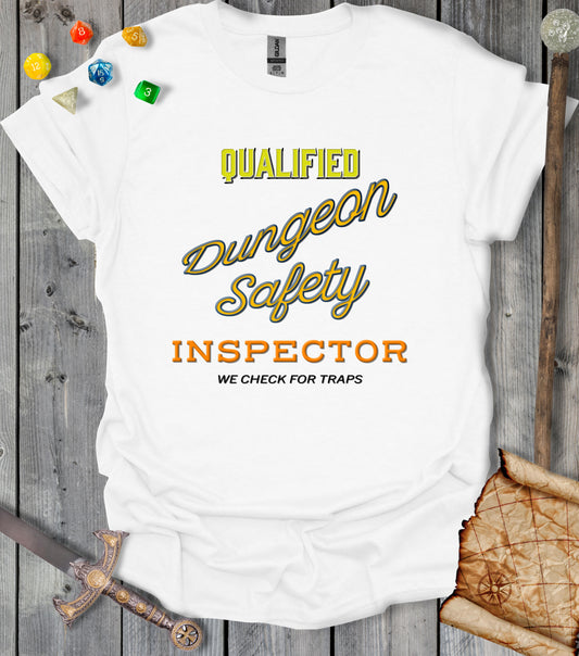 Qualified dungeon safety inspector - T-shirt