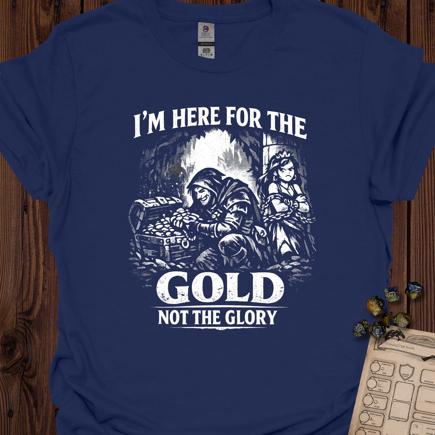 I'm Here for the Gold, Not the Glory - Navy