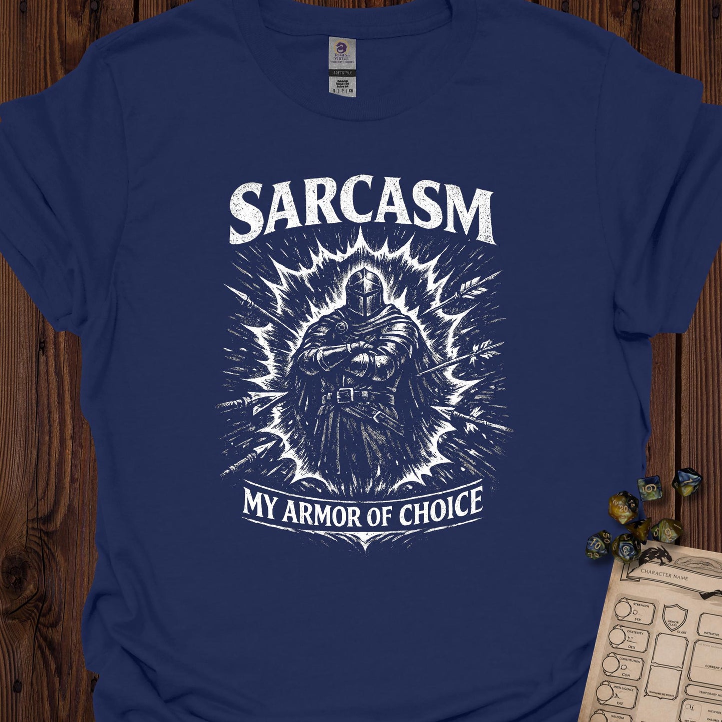 Sarcasm, my armor of choice - Navy