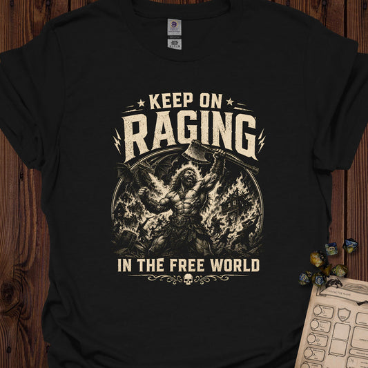 Keep on raging in the free world - Black