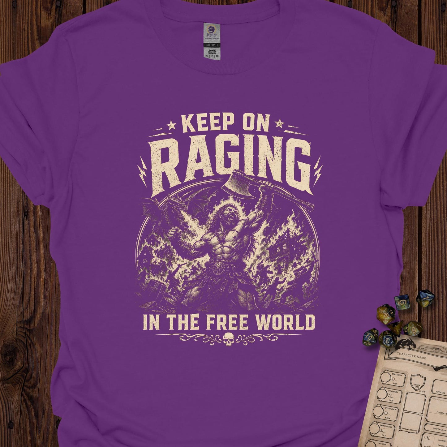 Keep on raging in the free world - Purple
