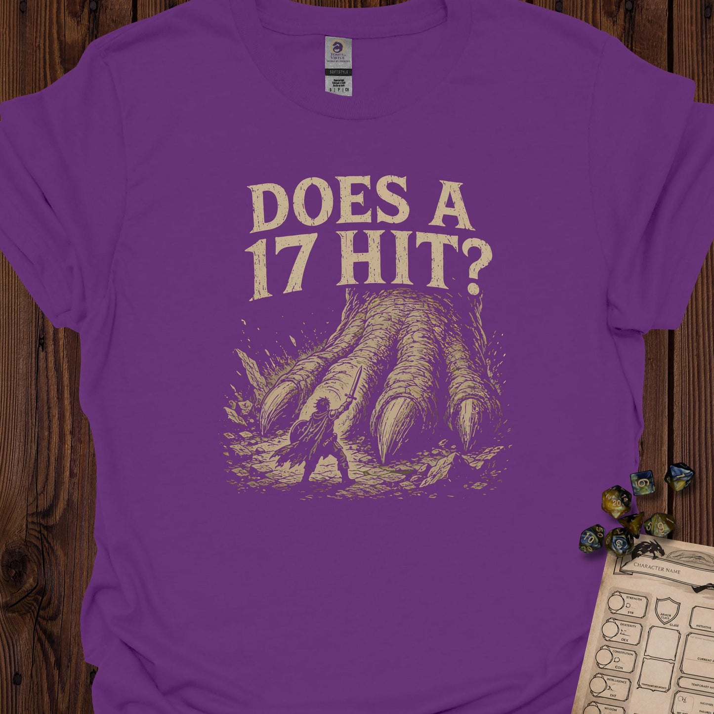 Does a 17 hit? - Purple