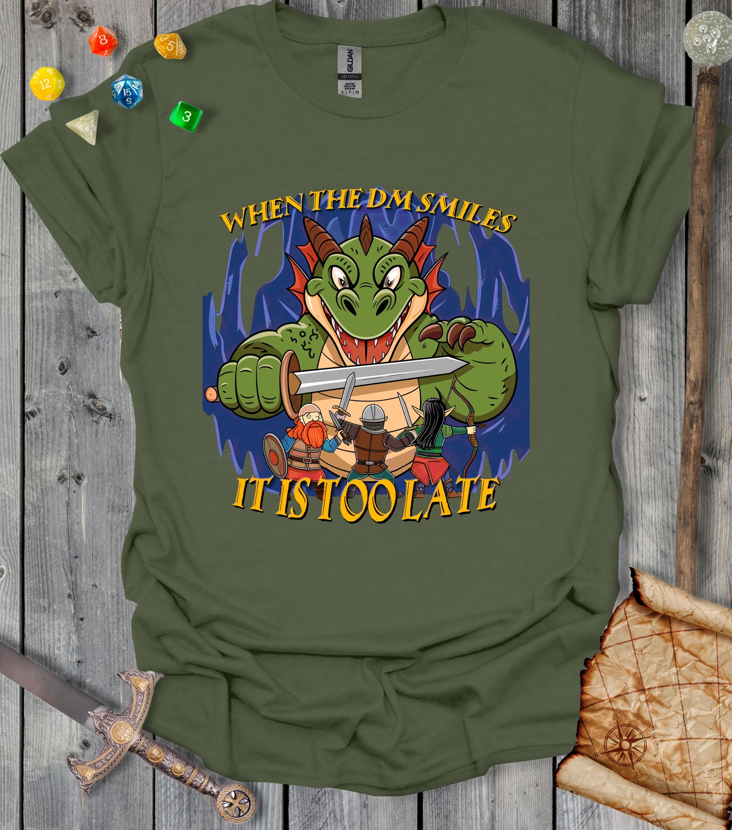 When the dm smiles it's too late - DM - T-shirt