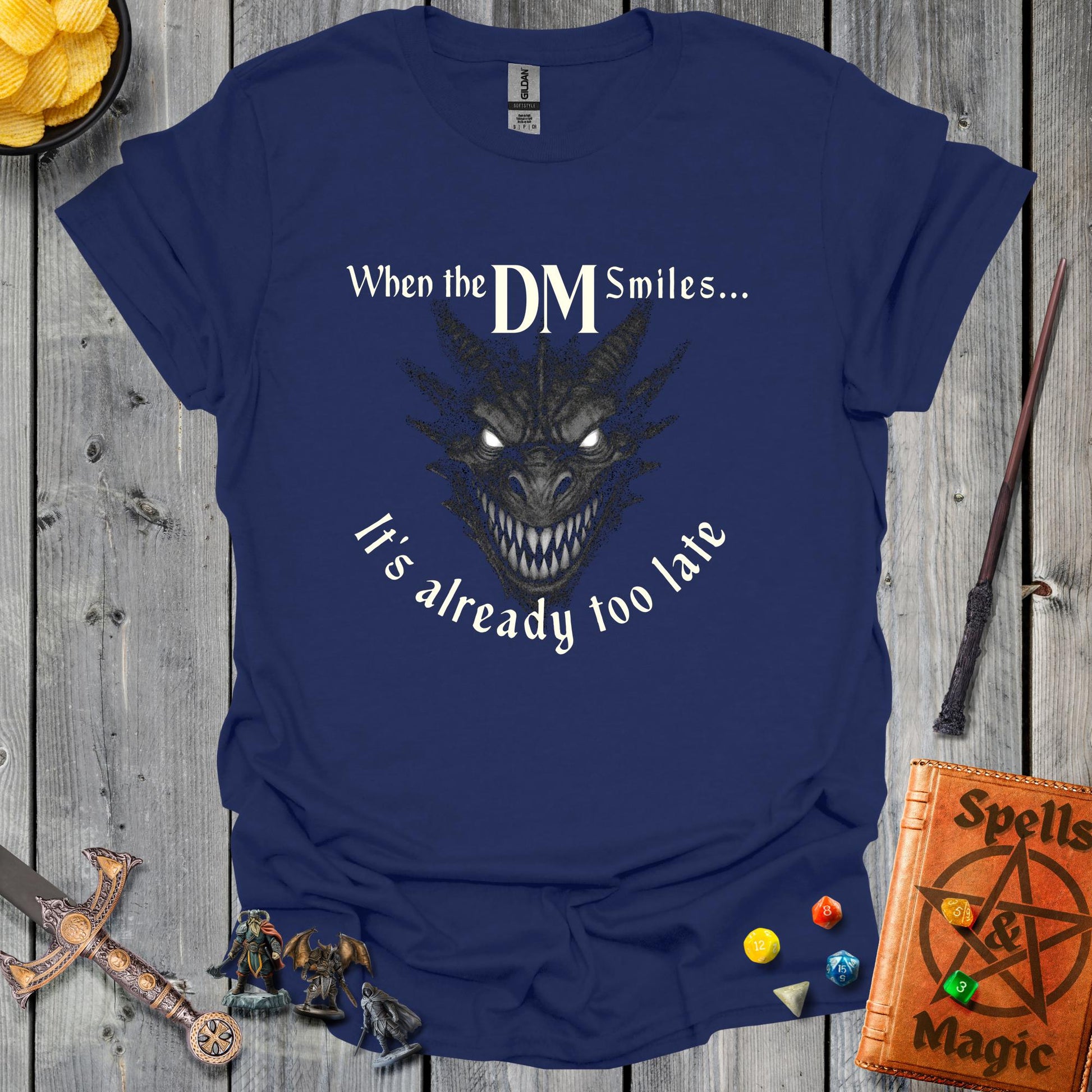 When the dm smiles it's already too late - NavyBlue