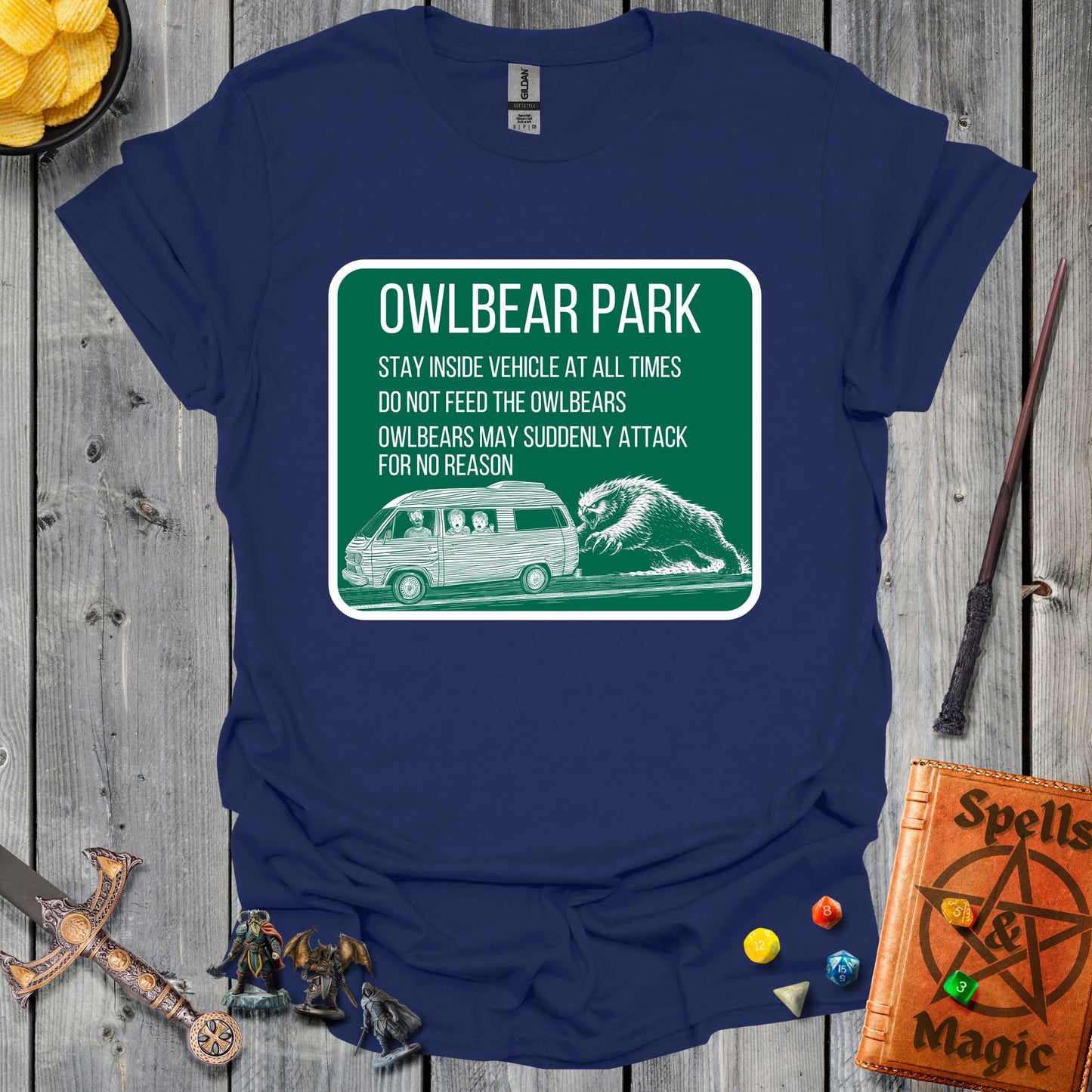 Owlbear park - NavyBlue