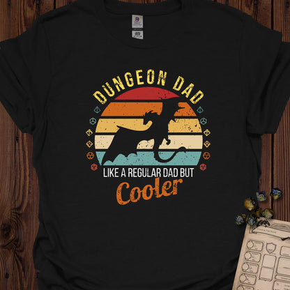 Dungeon dad - Retro sun - Black