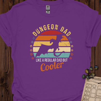 Dungeon dad - Retro sun - Purple