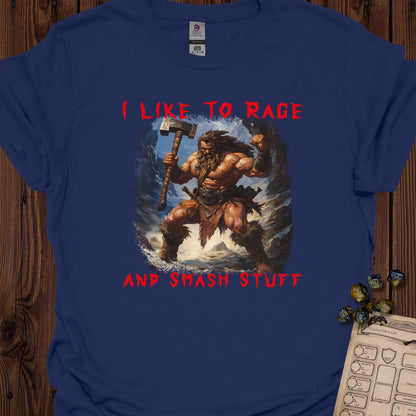 I Like to Rage and Smash Stuff - Navy