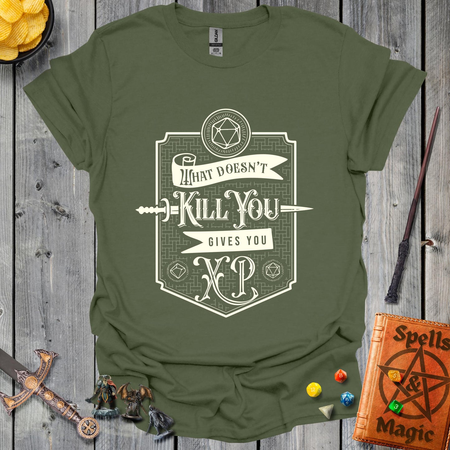 What doesn't kill you gives you XP - MilitaryGreen