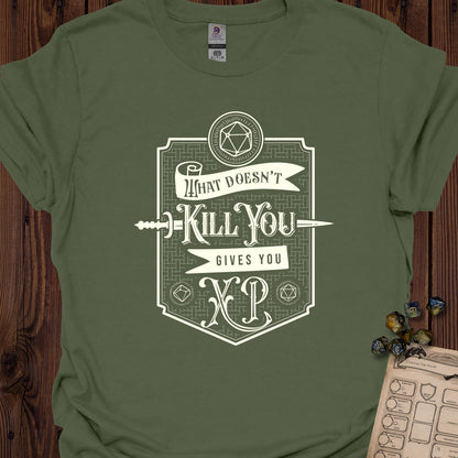 What doesn't kill you gives you XP - MilitaryGreen