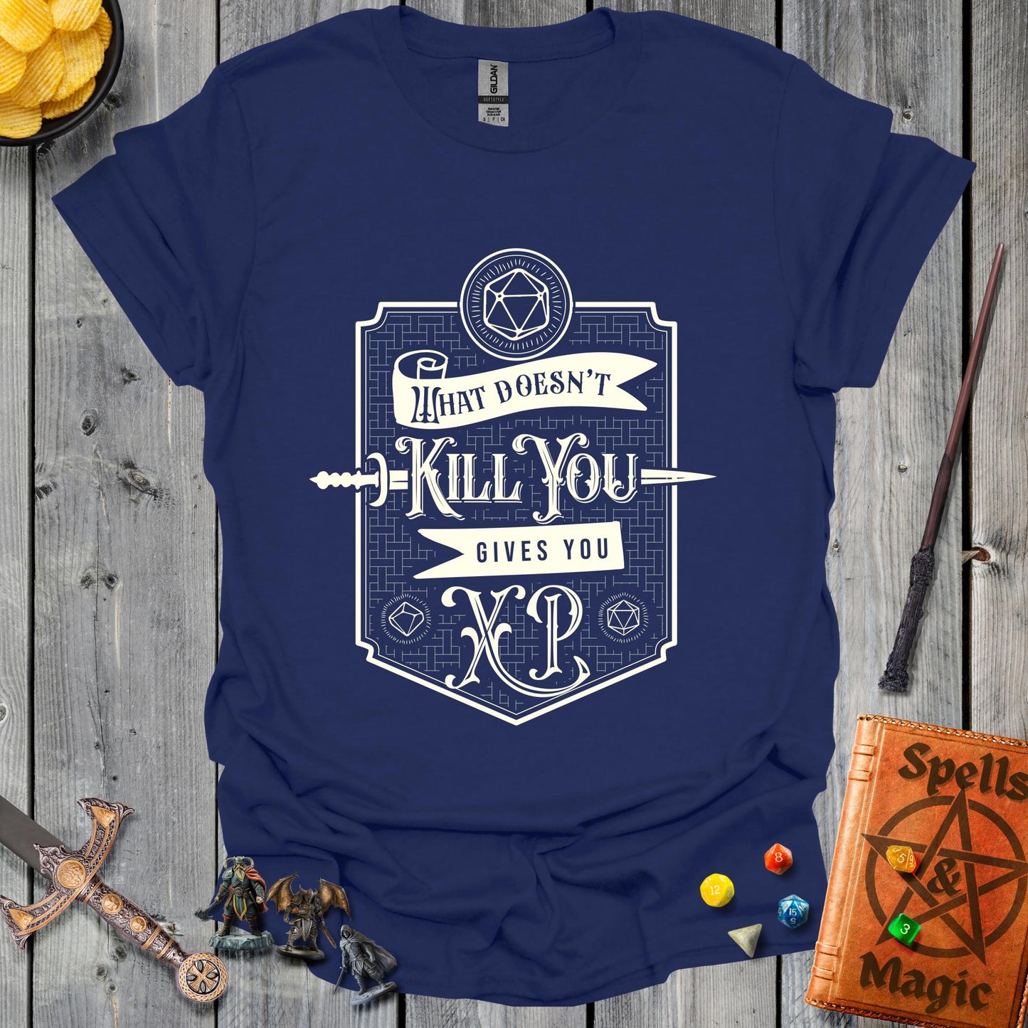 What doesn't kill you gives you XP - NavyBlue