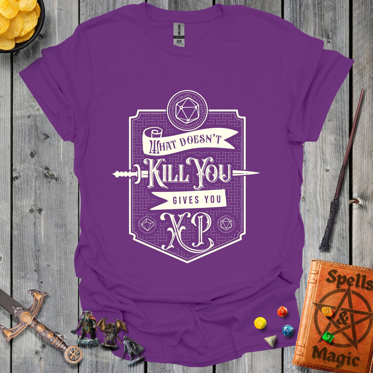 What doesn't kill you gives you XP - Purple