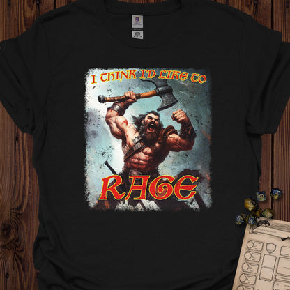 I think I'd like to RAGE - Raging barbarian - Black