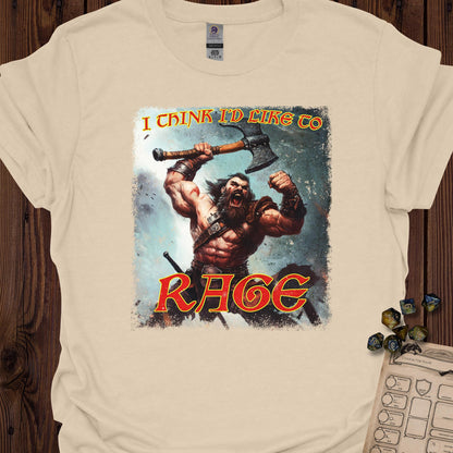 I think I'd like to RAGE - Raging barbarian - Sand