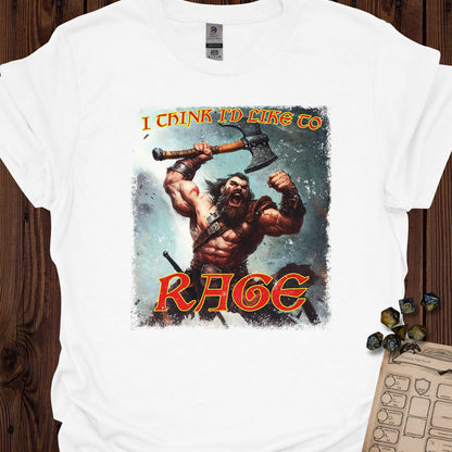 I think I'd like to RAGE - Raging barbarian - White