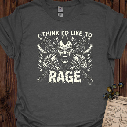 I think I'd like to RAGE - Monochrome art - DarkHeather