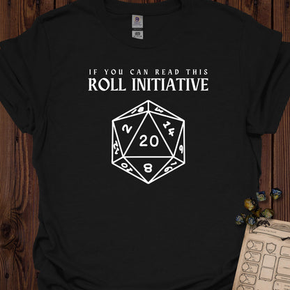 If you can read this, roll initiative - Black