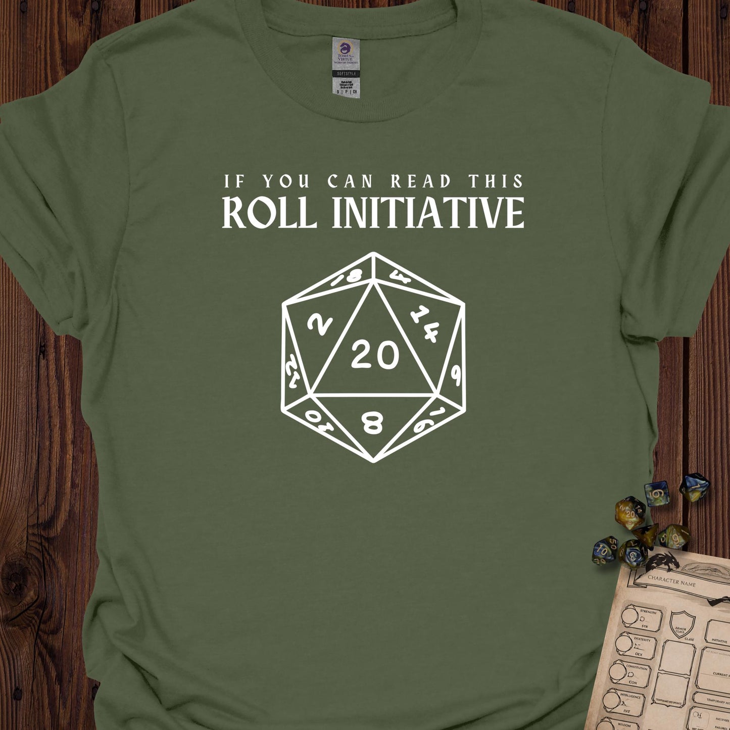 If you can read this, roll initiative - MilitaryGreen