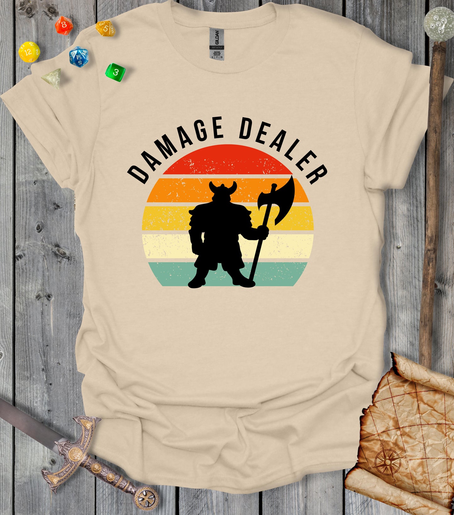 Damage dealer - Barbarian - T-shirt