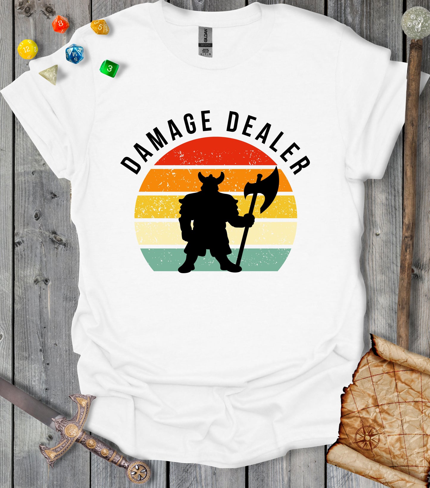 Damage dealer - Barbarian - T-shirt