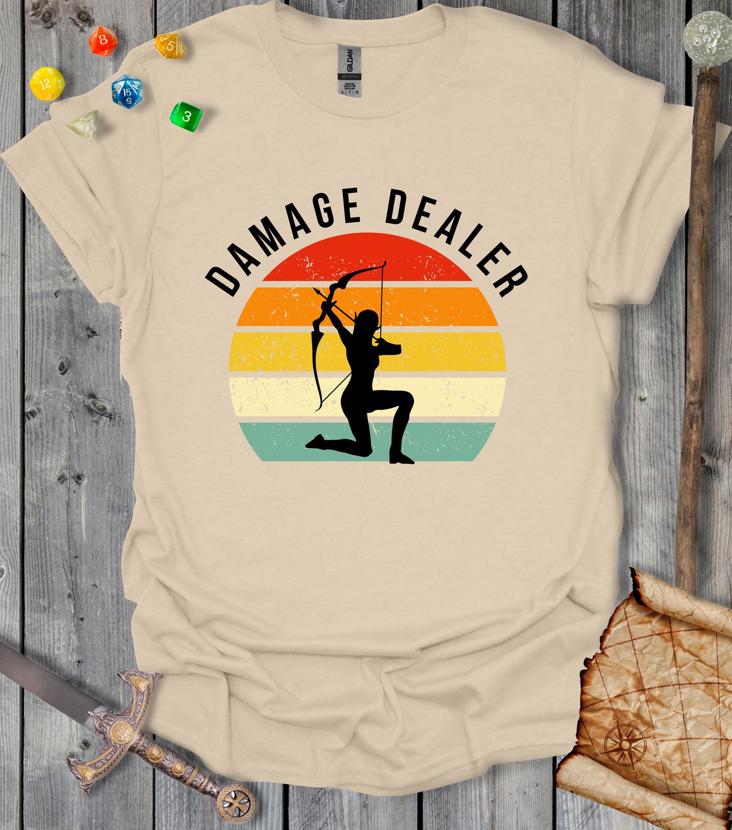 Damage dealer - Elf archer - T-shirt