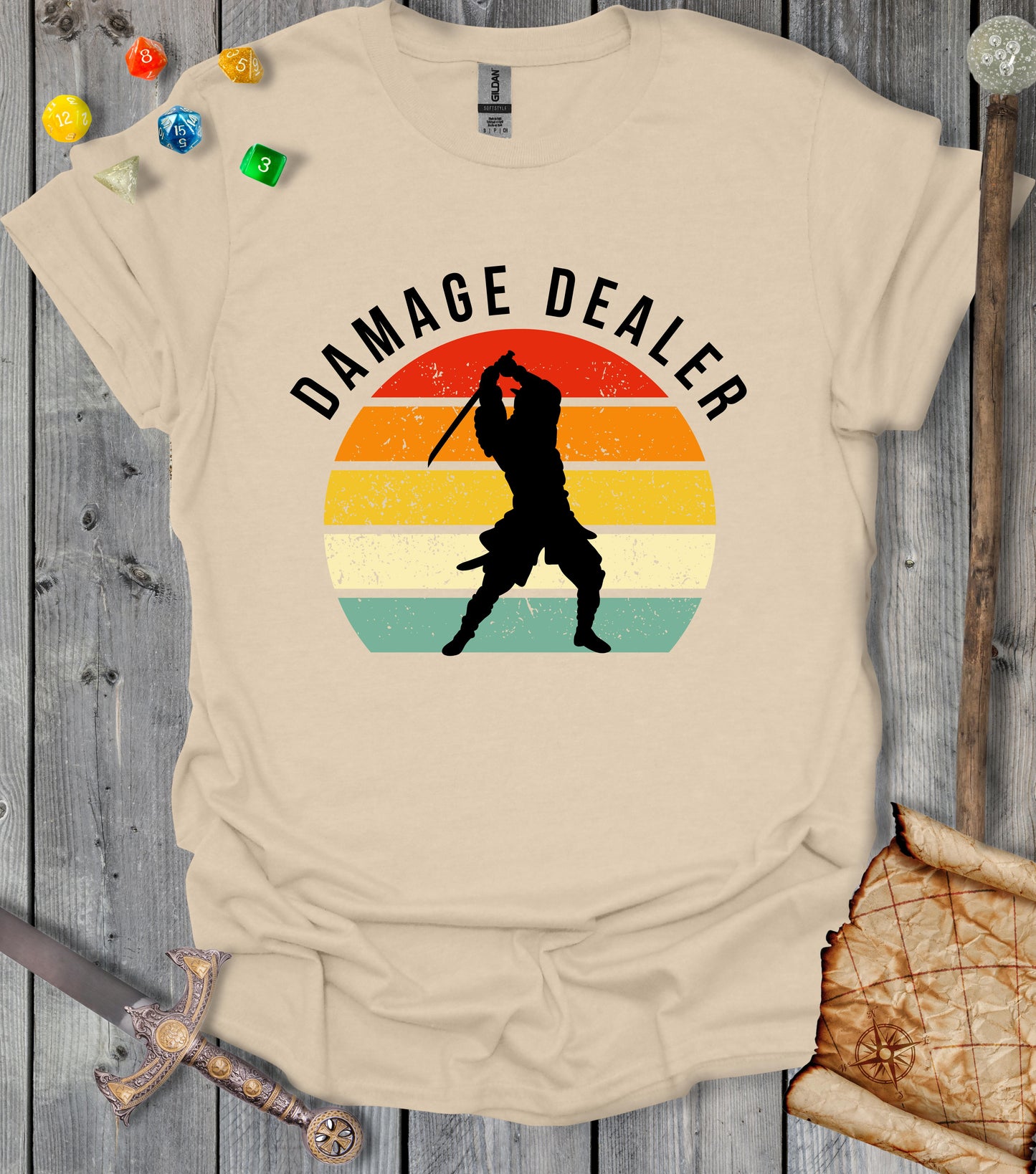 Damage dealer - Swordsman - T-shirt