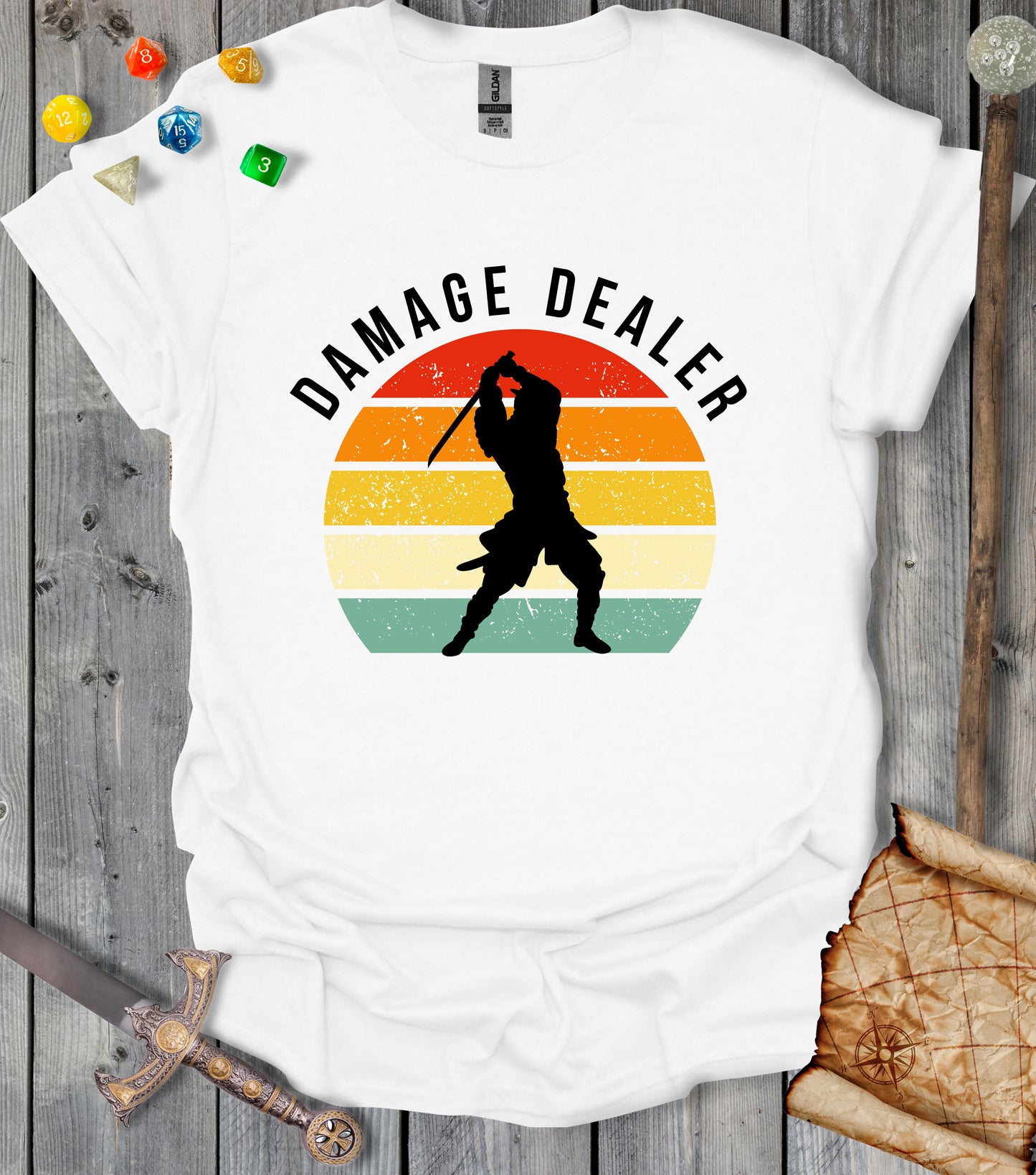 Damage dealer - Swordsman - T-shirt