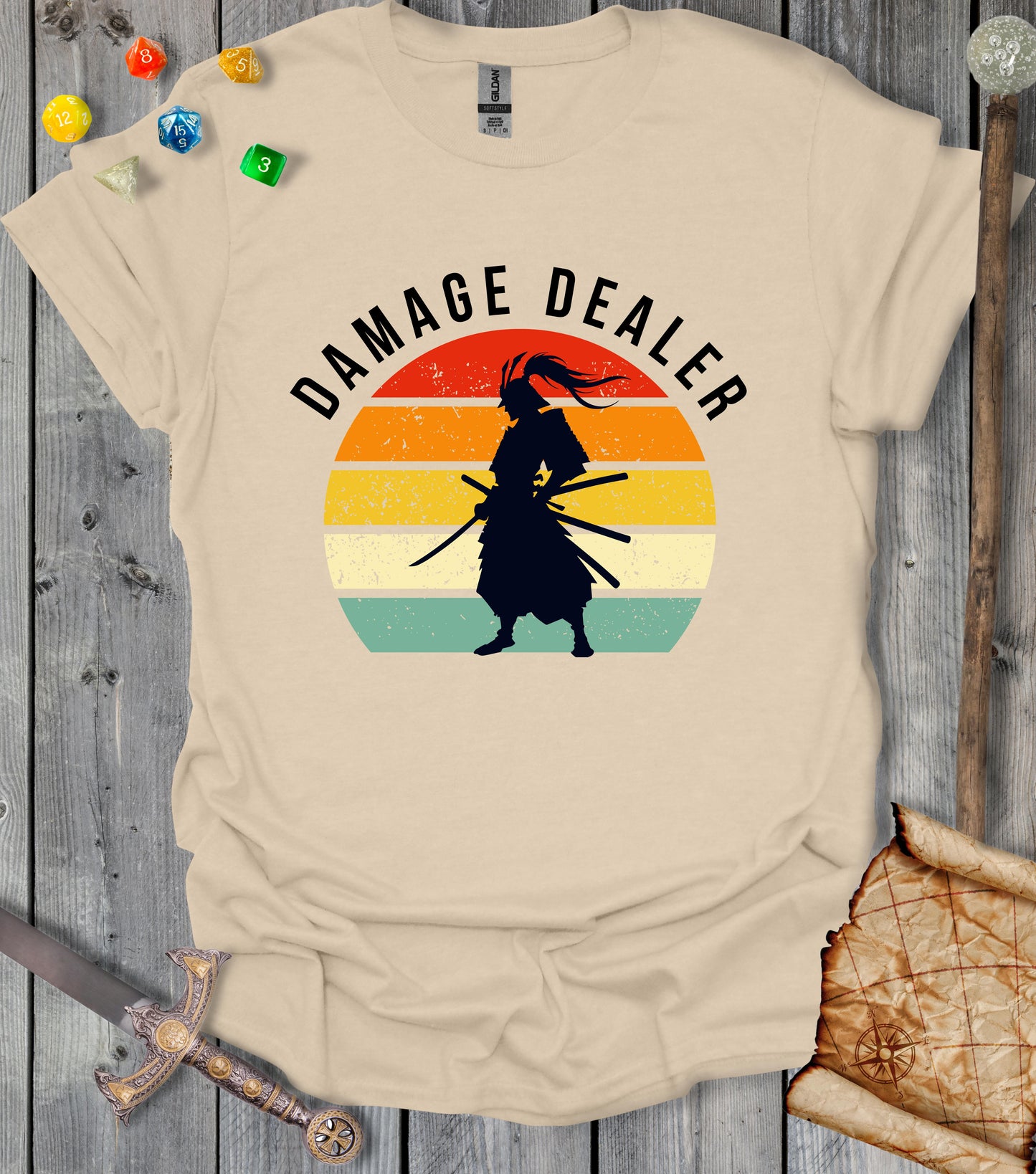 Damage dealer - Samurai - T-shirt