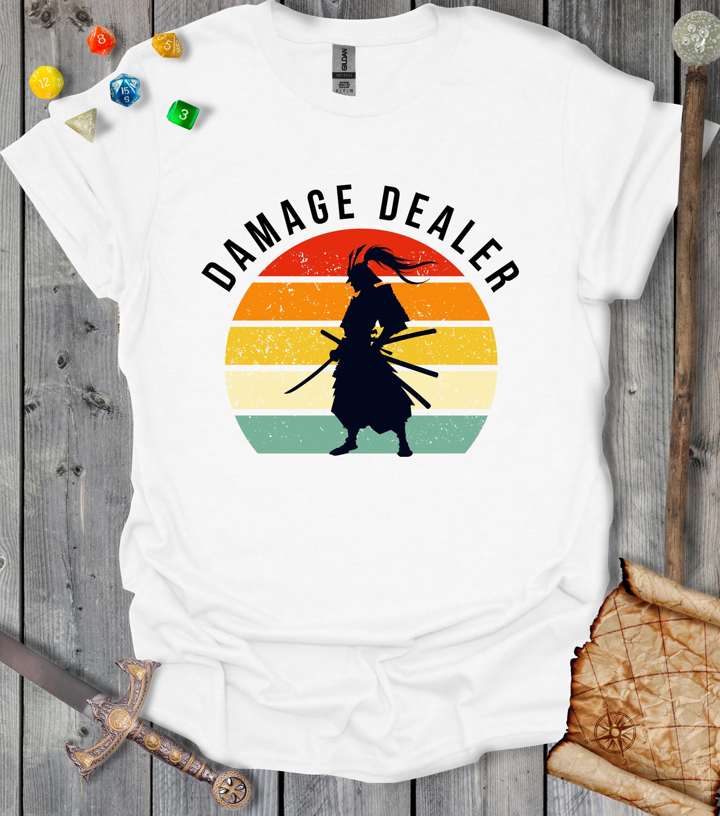 Damage dealer - Samurai - T-shirt